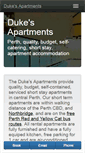 Mobile Screenshot of dukesapartments.com