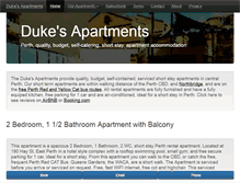 Tablet Screenshot of dukesapartments.com